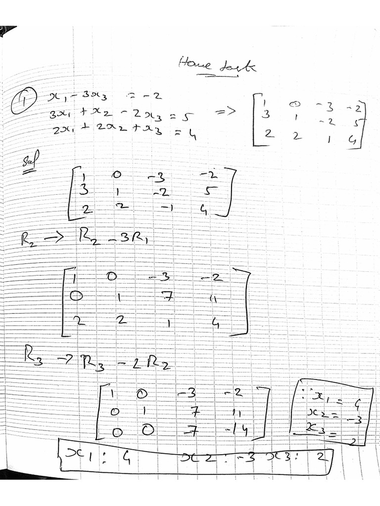 Mathematics Homework | PDF