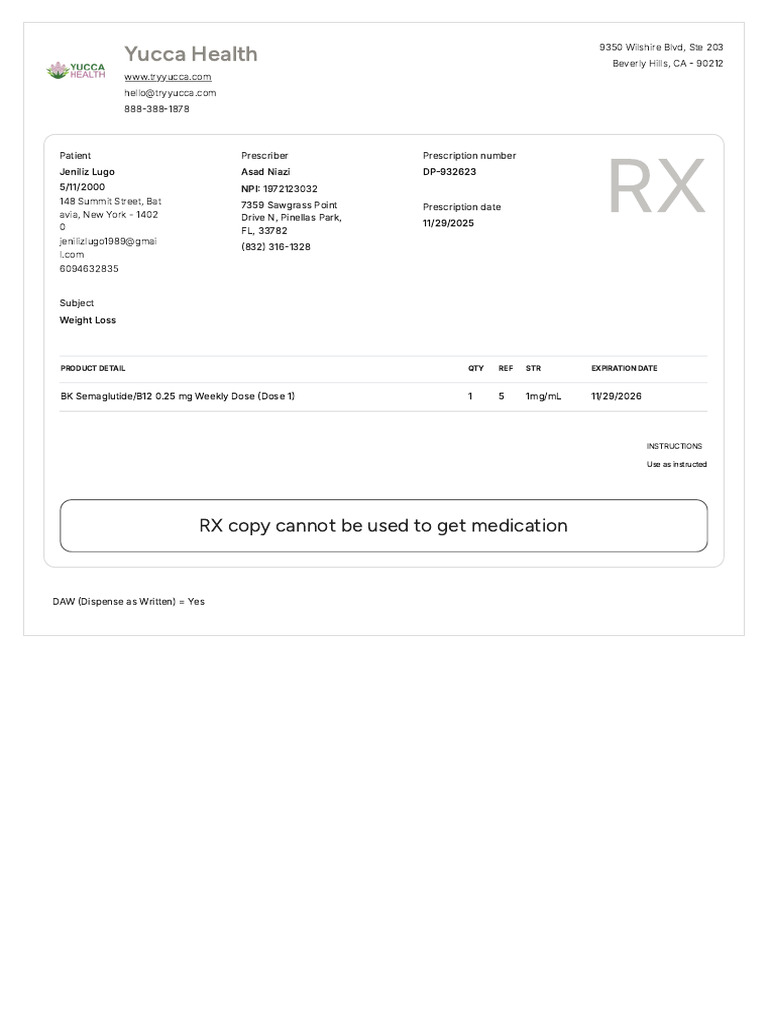 Prescription | PDF
