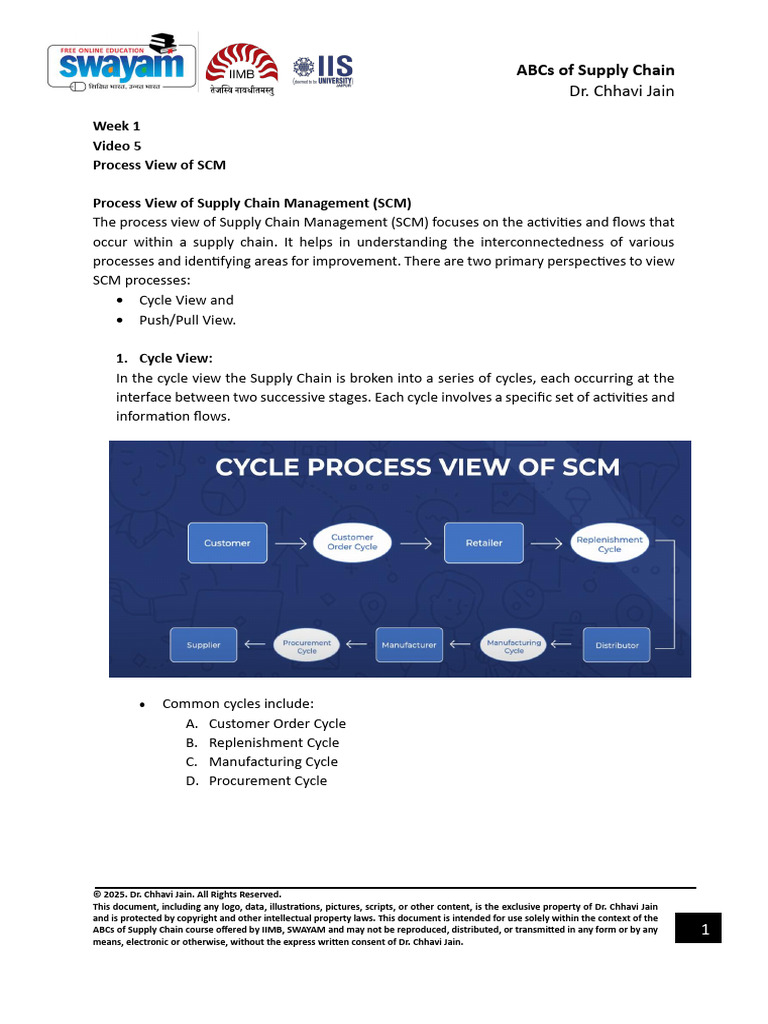 Lec-5 Supplay Chain ABC | PDF | Supply Chain | Electronic Data Interchange