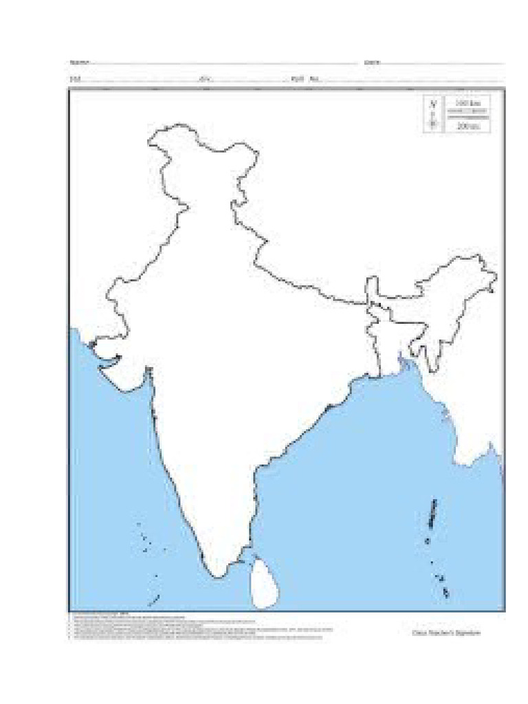 India Out Line Map | PDF