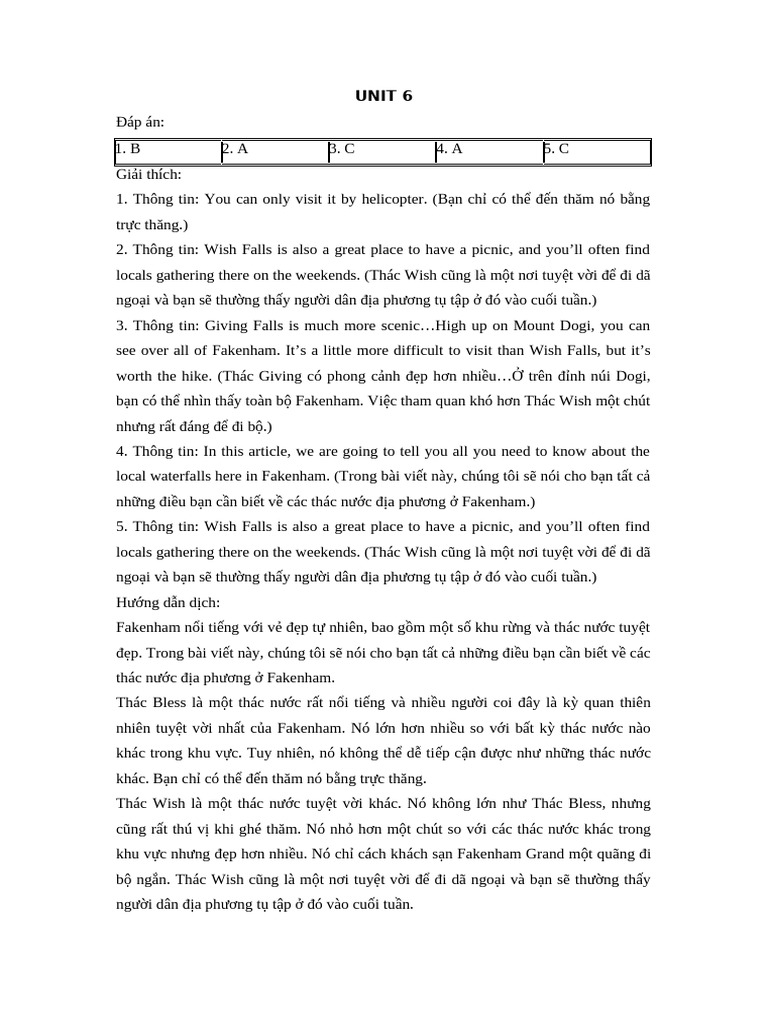 Unit 6 | PDF