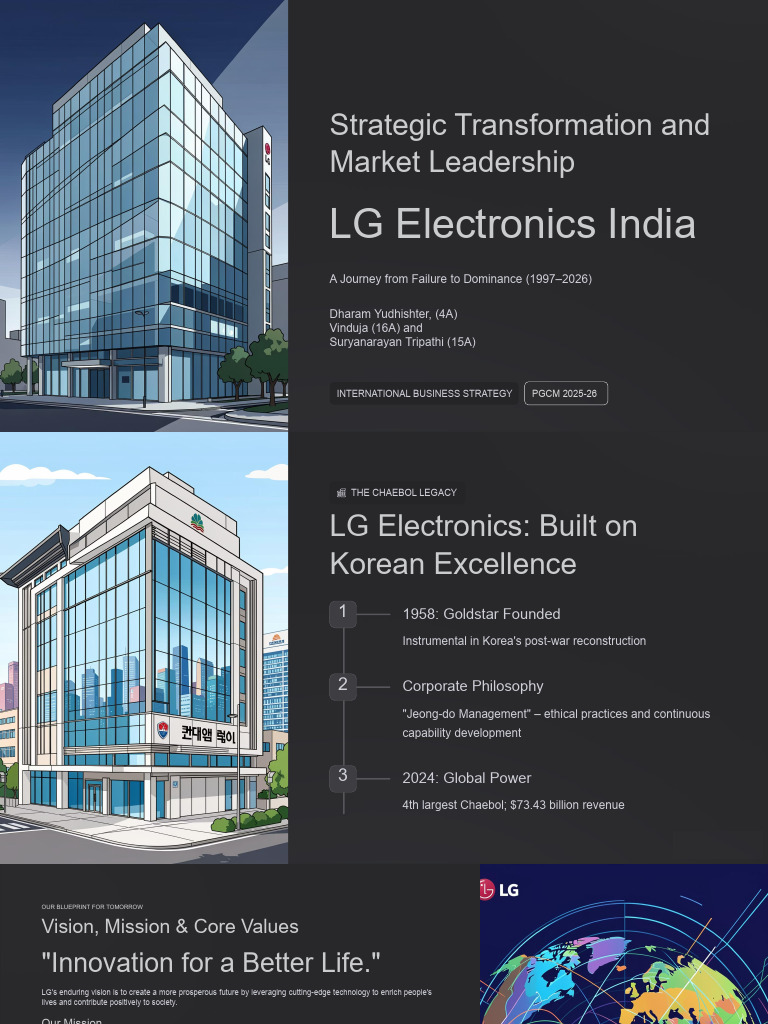 9 LG India Strategic Transformation and Market Leadership | PDF ...