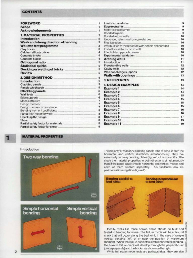Design of Laterally Loaded Walls | PDF | Brick | Fracture