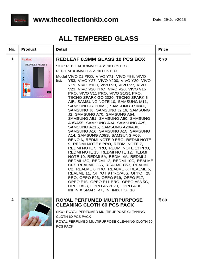 All Tempered Glass | PDF | I Phone | Film And Video Technology