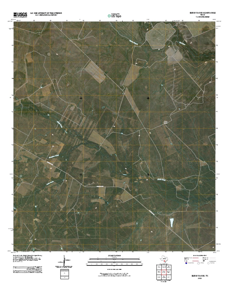 Burns Ranch Quadrangle Map, Texas | PDF