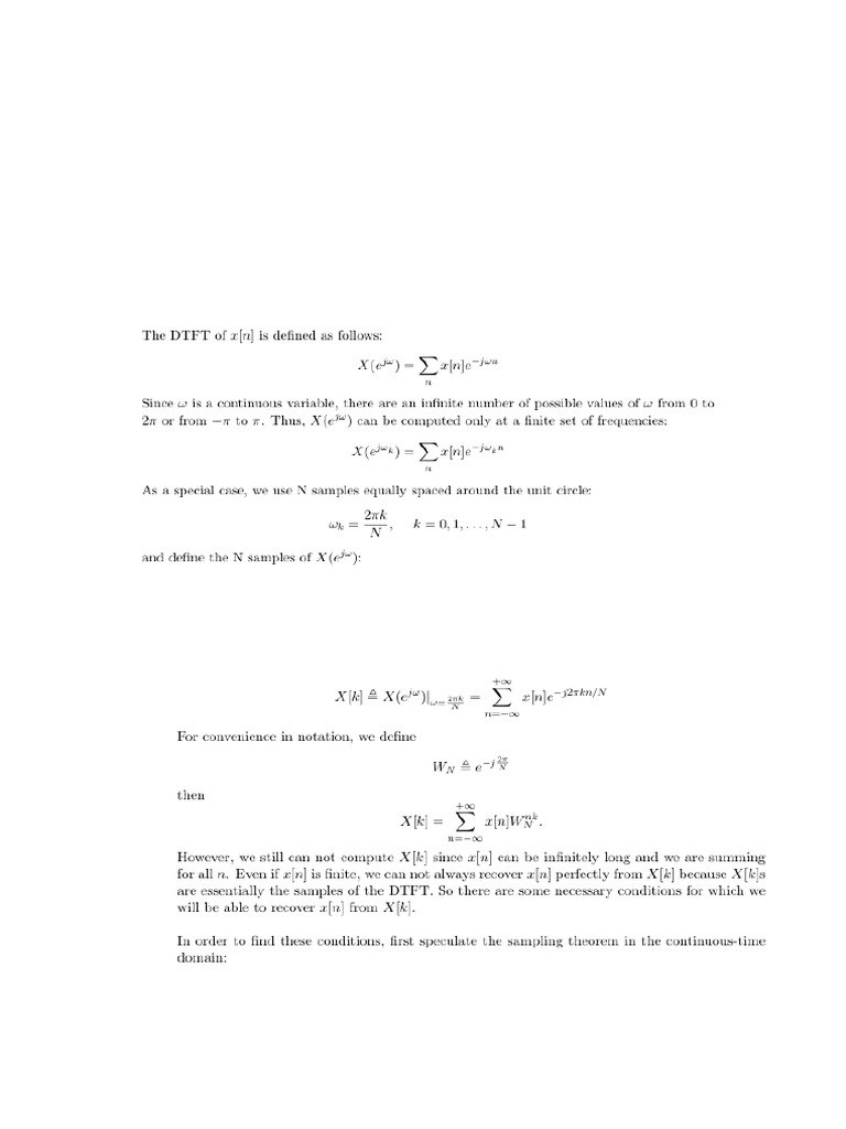 12 DFT-notes - 7 | PDF | Fourier Analysis | Electronics