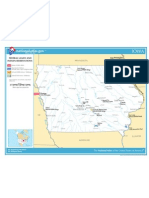 Map of Iowa - Federal Lands and Indian Reservations