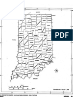 Outline Map of Indiana