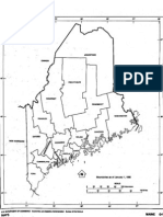 Outline Map of Maine