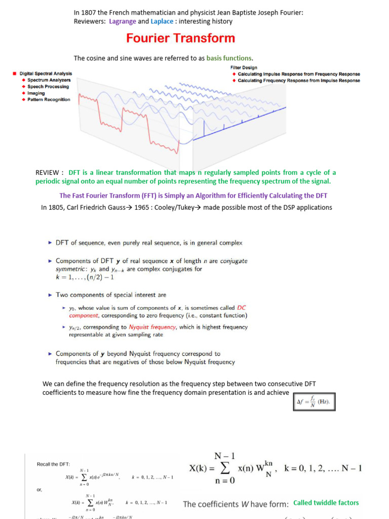23 FFT-1 - 6 | PDF | Fast Fourier Transform | Discrete Fourier Transform
