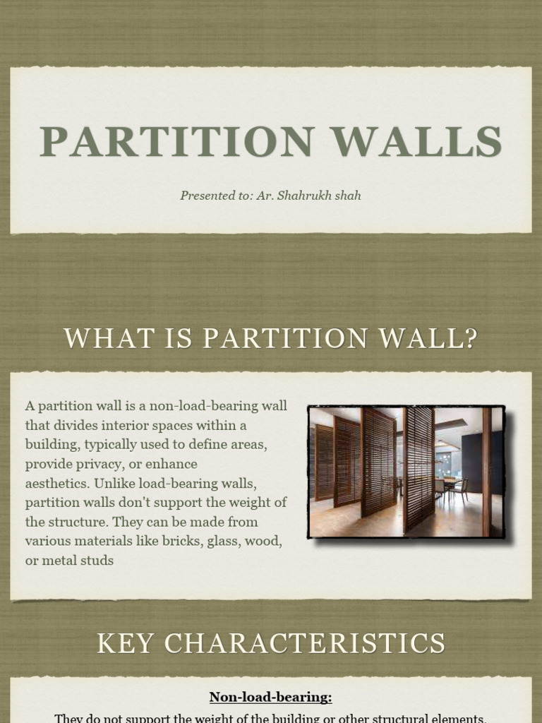 Partiton Wall | PDF | Wall | Framing (Construction)