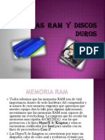 Memorias Ram y Discos Duros