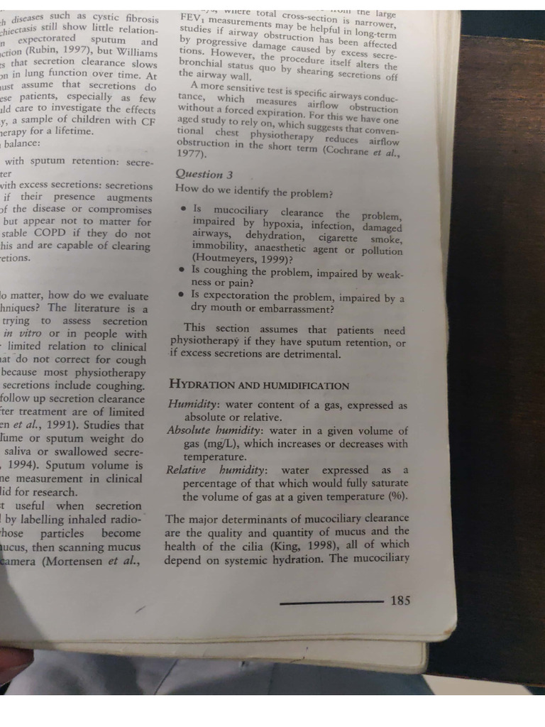 Humidification ACBT AD PDF | PDF