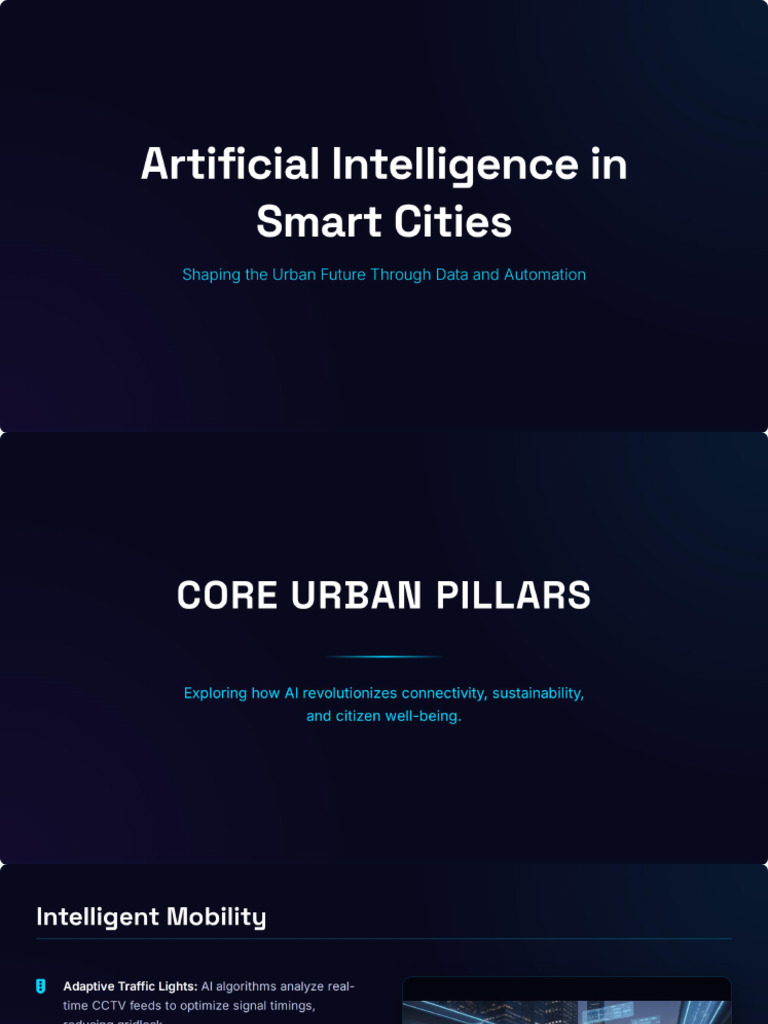 Role of AI in Smart Cities | PDF