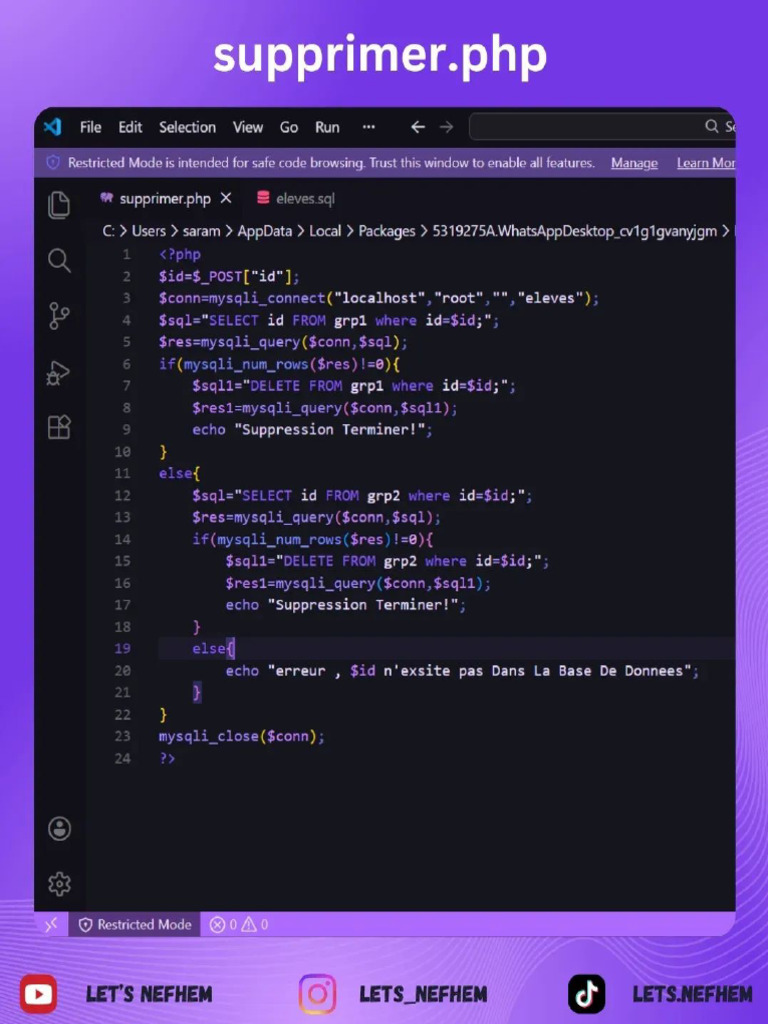(Web) PHP Action Module Courant | PDF