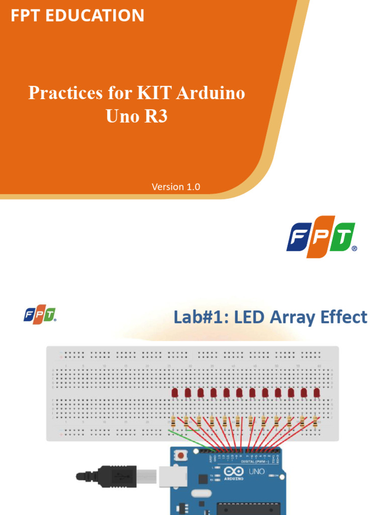 IOT&UD-Lecture 04 - Practices For KIT Arduino Uno R3 | PDF