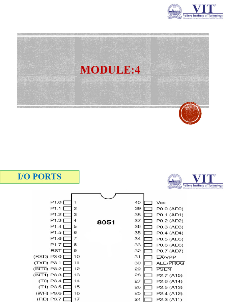 Unit 4 IO | PDF | Input/Output | Electrical Engineering