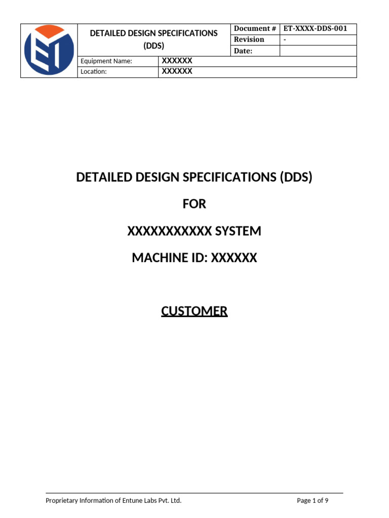 Detailed Design Specifications Rev0.1 | PDF | Computing