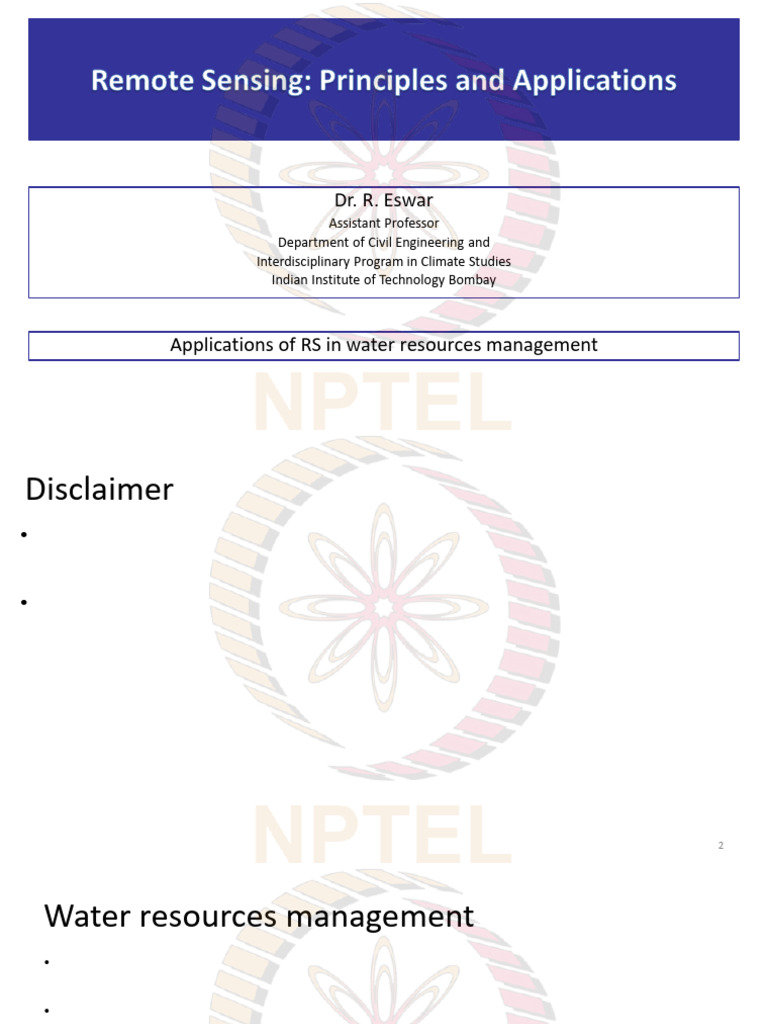 Slides 19 Applications WaterResources Watermark | PDF ...