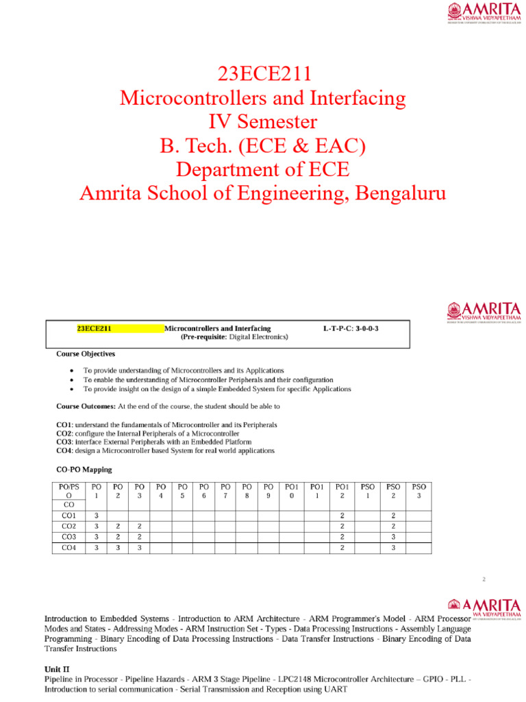 Microcontrollers and Interfacing | PDF | Office Equipment | Computer ...