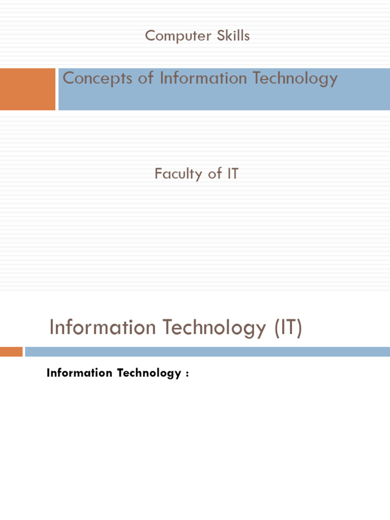 Computer Skills | PDF | Central Processing Unit | Personal Computers
