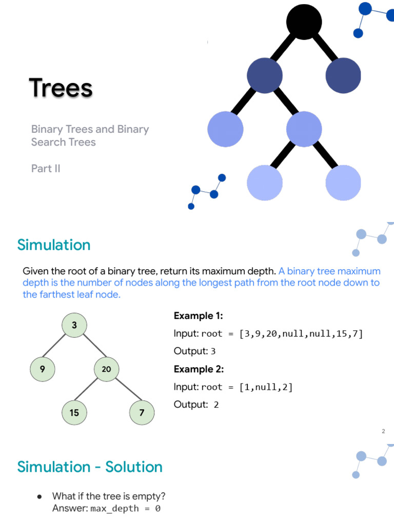 A2SV - Trees II With Code | PDF | Algorithms And Data Structures ...