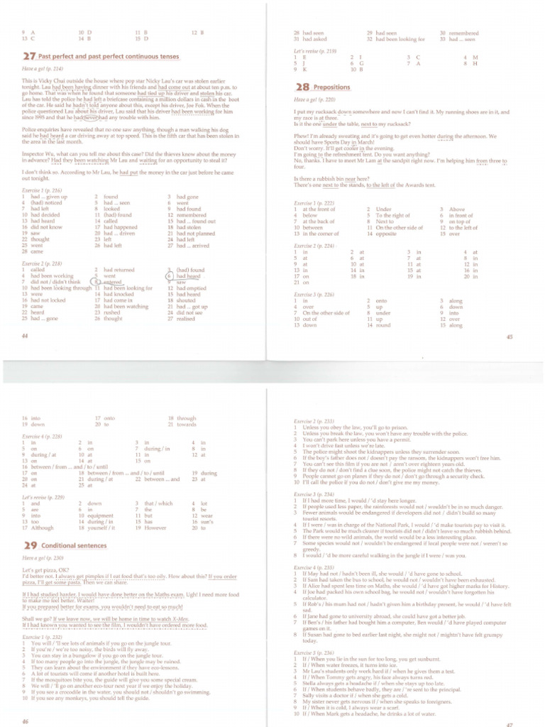 Chapter 28 (Prepositions) | PDF