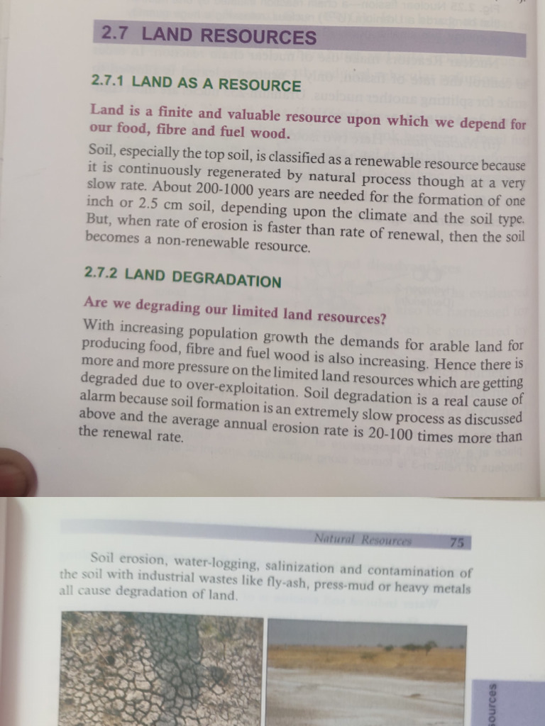 Land Resources | PDF | Sustainable Agriculture | Earth Sciences