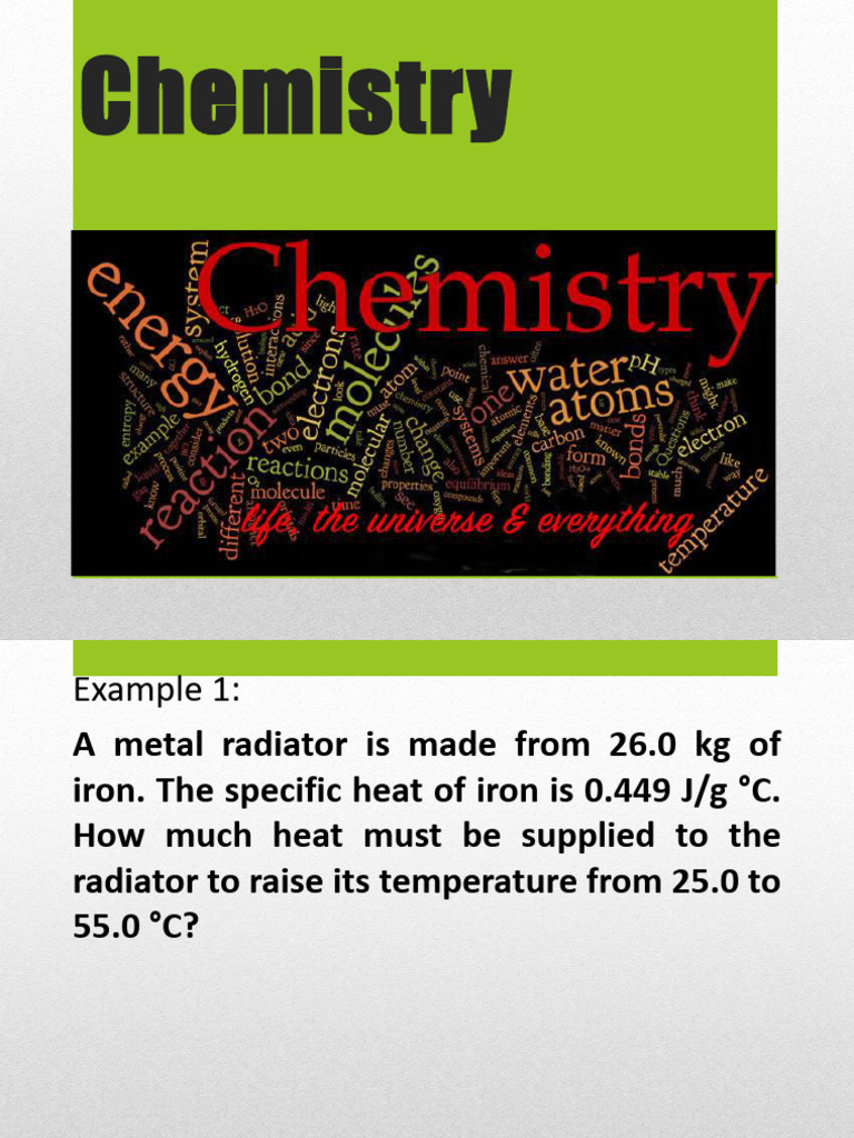 3 Chemistry Sample Problems | PDF