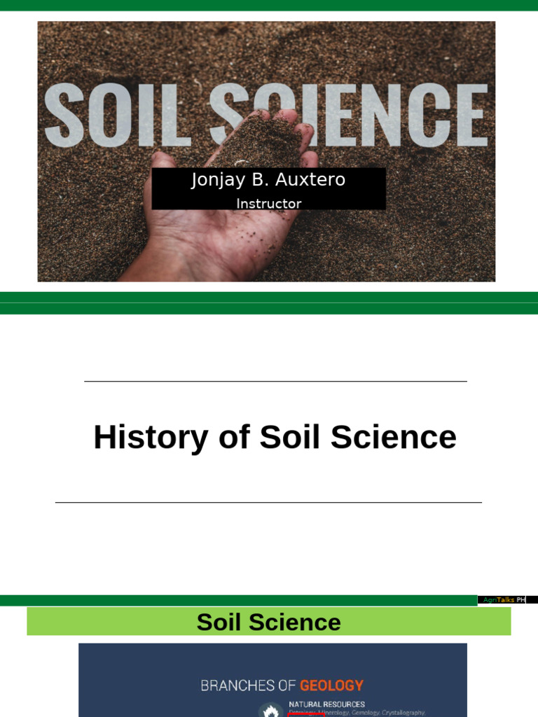 Soil Science Prelim | PDF | Soil | Soil Science