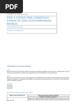 UST Mission and Vision Overview | PDF