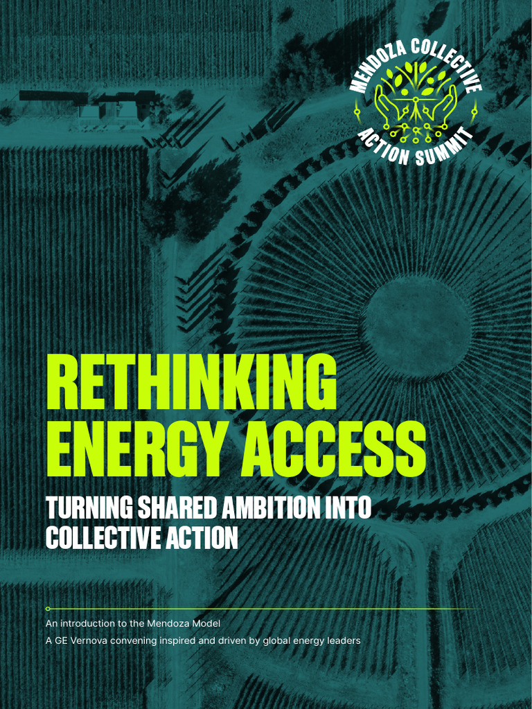 Rethinking Energy Access Turning Shared Ambition Collective Action ...