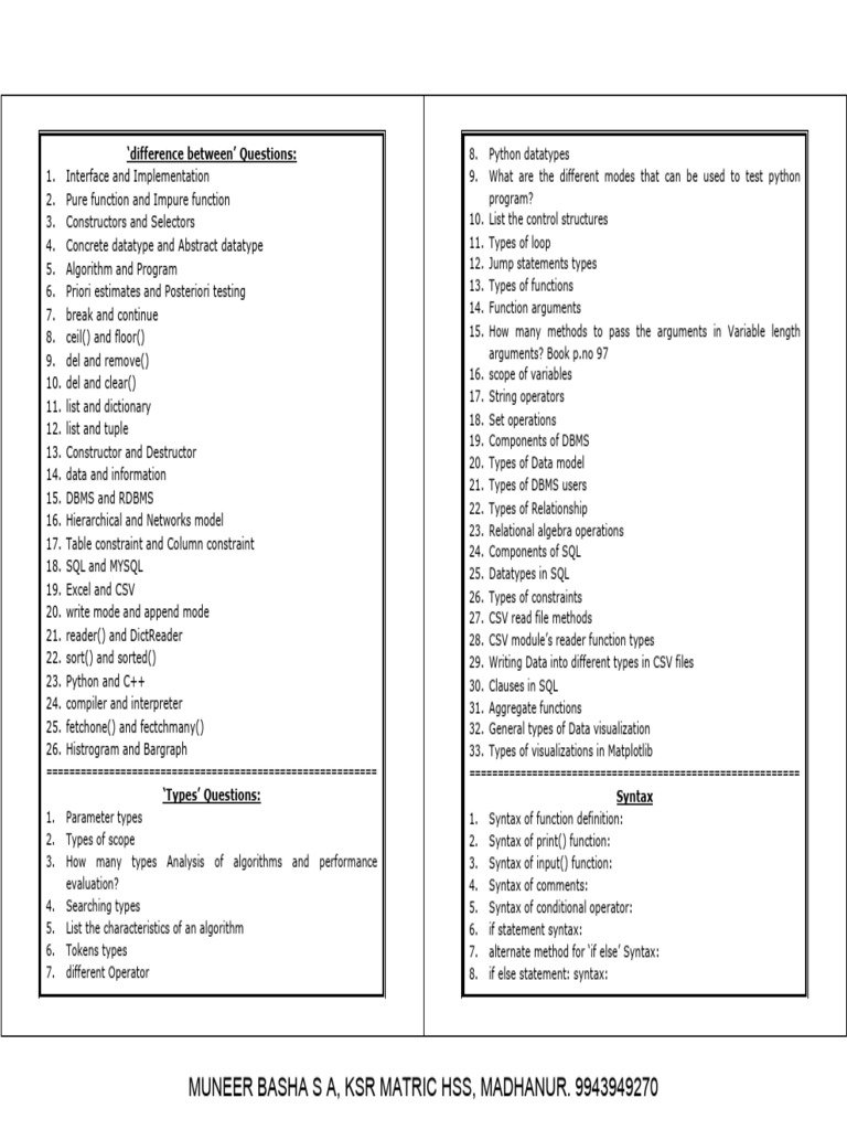 Xii Cs em - Centum Notes | PDF | Parameter (Computer Programming ...