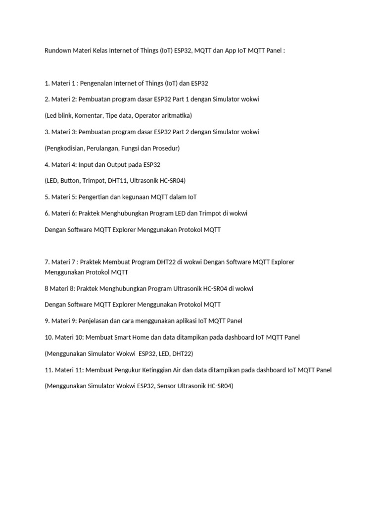 Materi 1 | PDF
