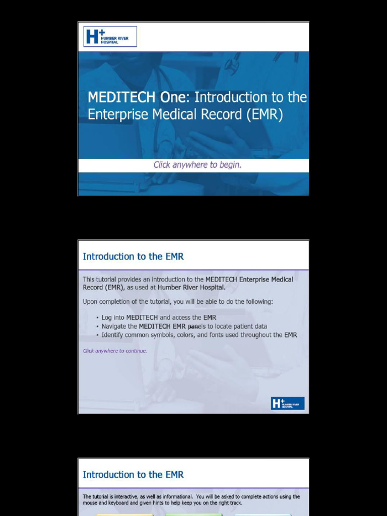 Introduction To The Electronic Medical Record (EMR) | PDF