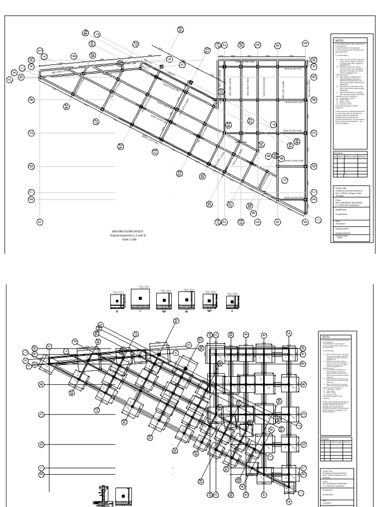 Structural Drawings-Wilson Mall1 | PDF | Concrete | Structural Engineering