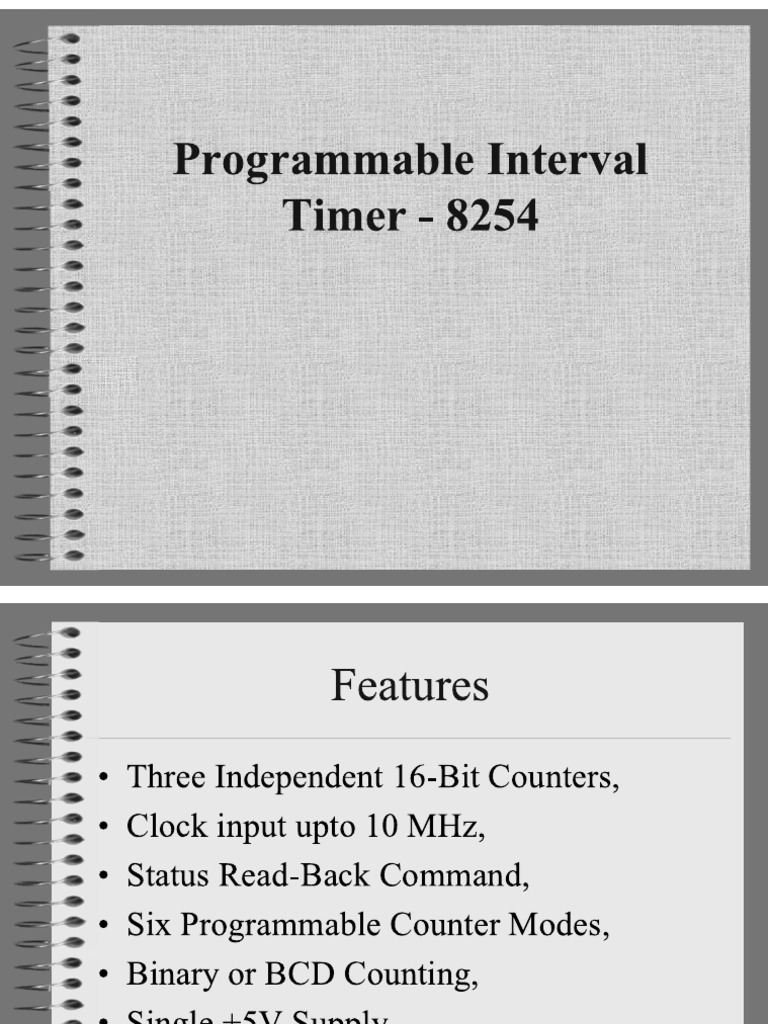 Timer Counter 8254 | PDF