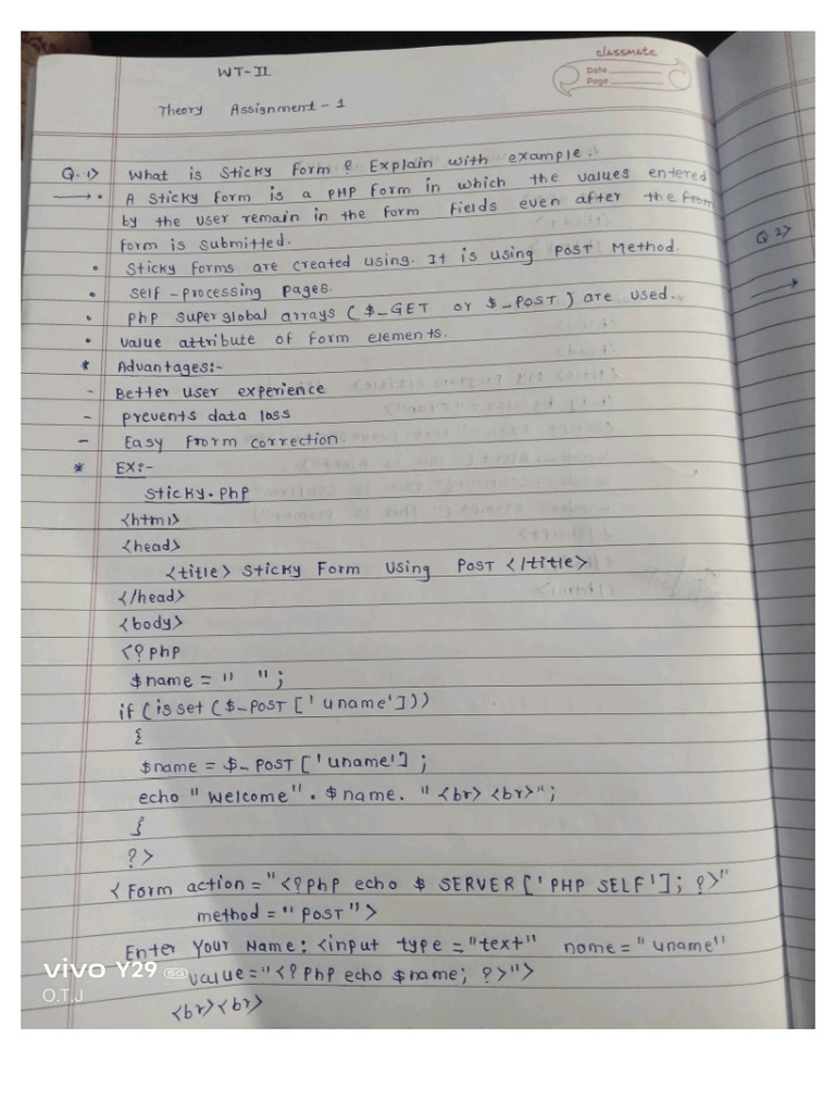 WT Assignment 1 | PDF