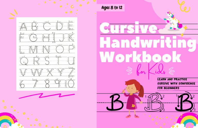 Cursive Handwriting Workbook For Girls | PDF
