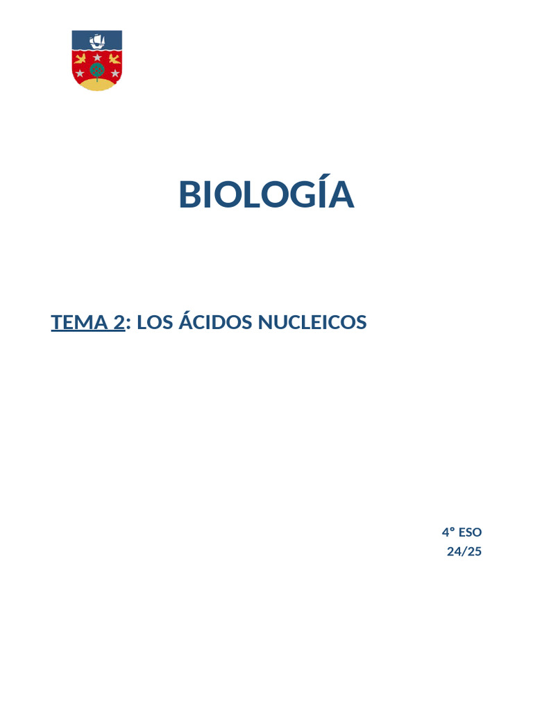 Los Ácidos Nucleicos | PDF | Adn | Rna