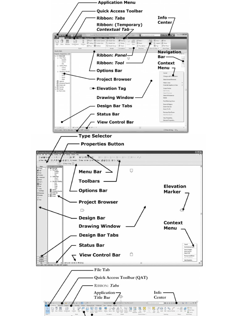 Revit Interface | PDF