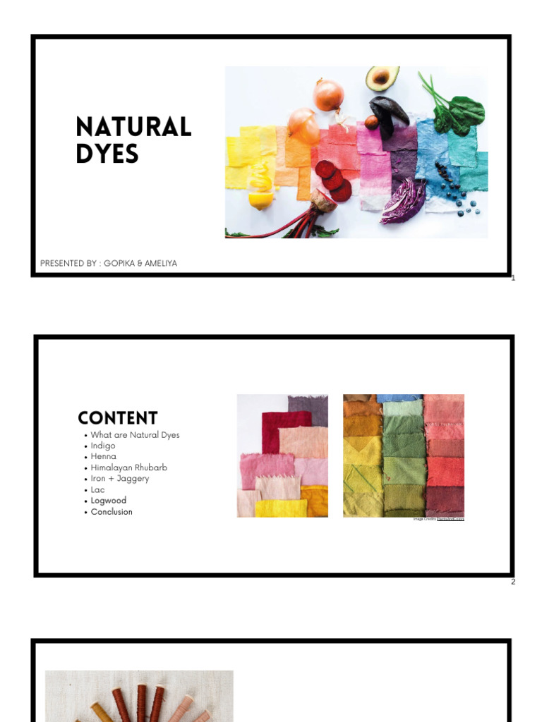 Natural Dye | PDF | Dye | Dyeing