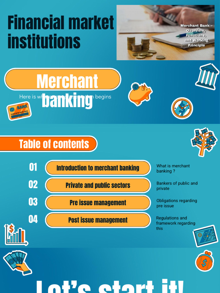 Merchant Banking | PDF | Banks | Securities (Finance)