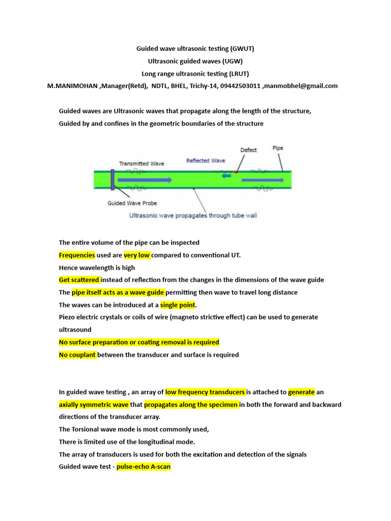 GUIDED WAVE INTRODUCTION | PDF | Mechanical Engineering | Waves