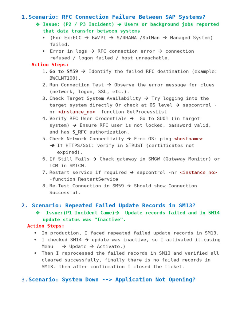 SAP Basis - Real Time Q&as Complete | PDF | File System | Printer ...