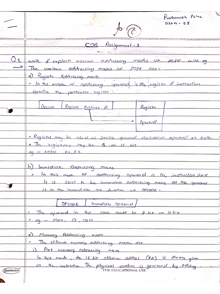 COa Assign 3 Checked | PDF