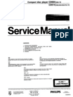 Philips Cd604 Cd614 CD Player Service Manual