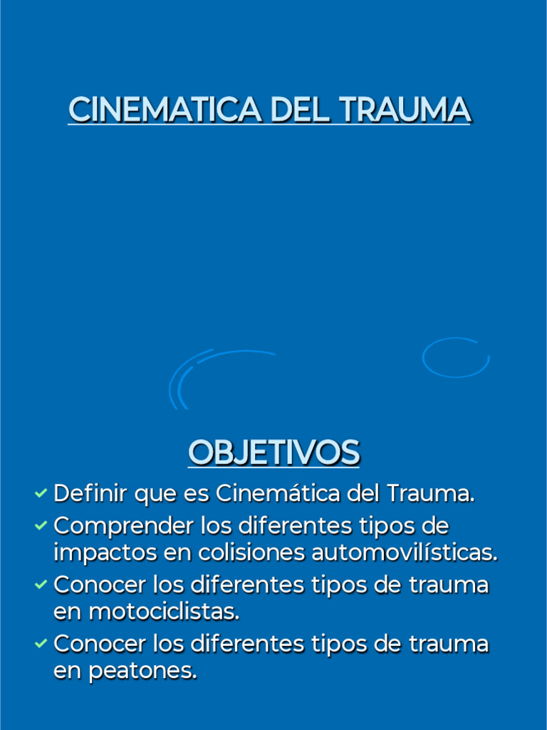 Cinematica Del Trauma | PDF