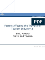 Factors Affecting The Travel and Tourism Industry 2