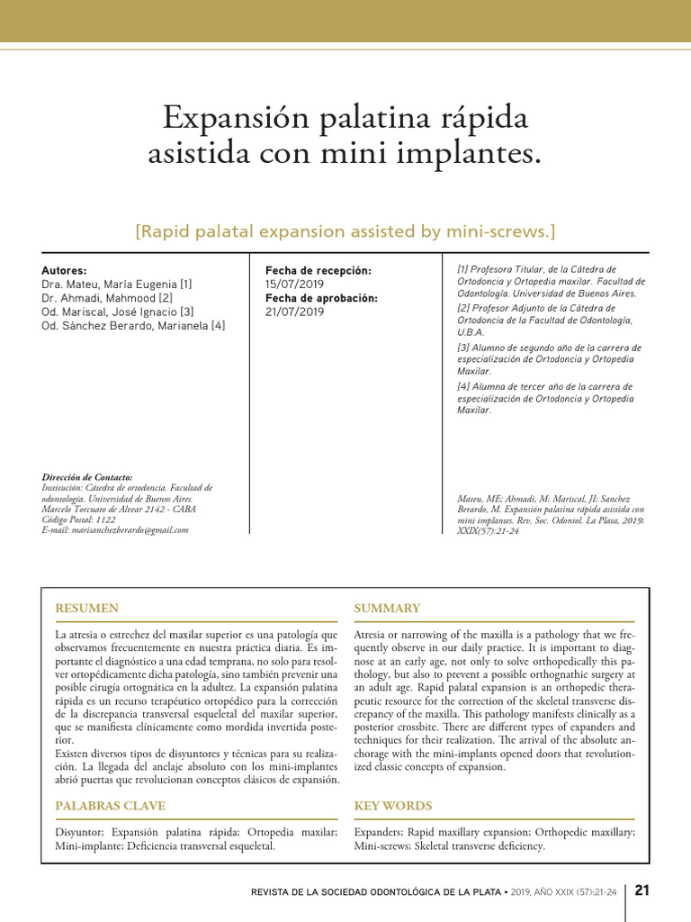 Revista Solp 57 Mateu | PDF | Ramas de Odontología | Especialidades Medicas
